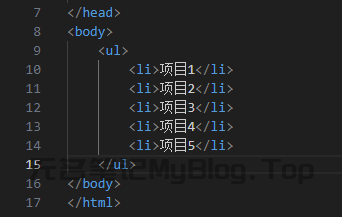 在HTML5中插入列表（有序列表，无序列表，定义列表）-无名笔记